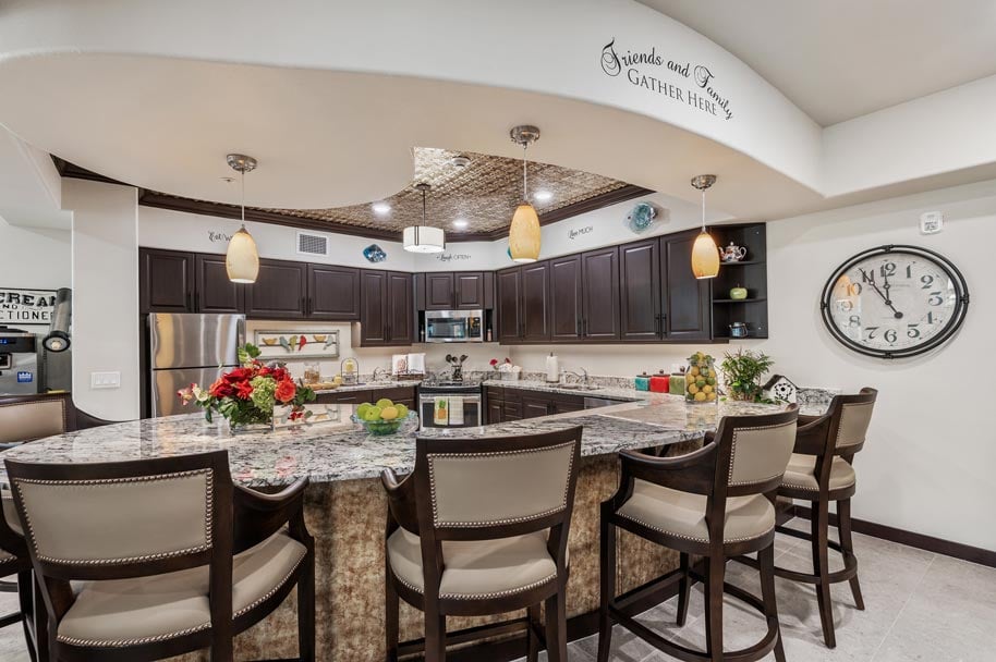 The kitchen at Springwood Landing