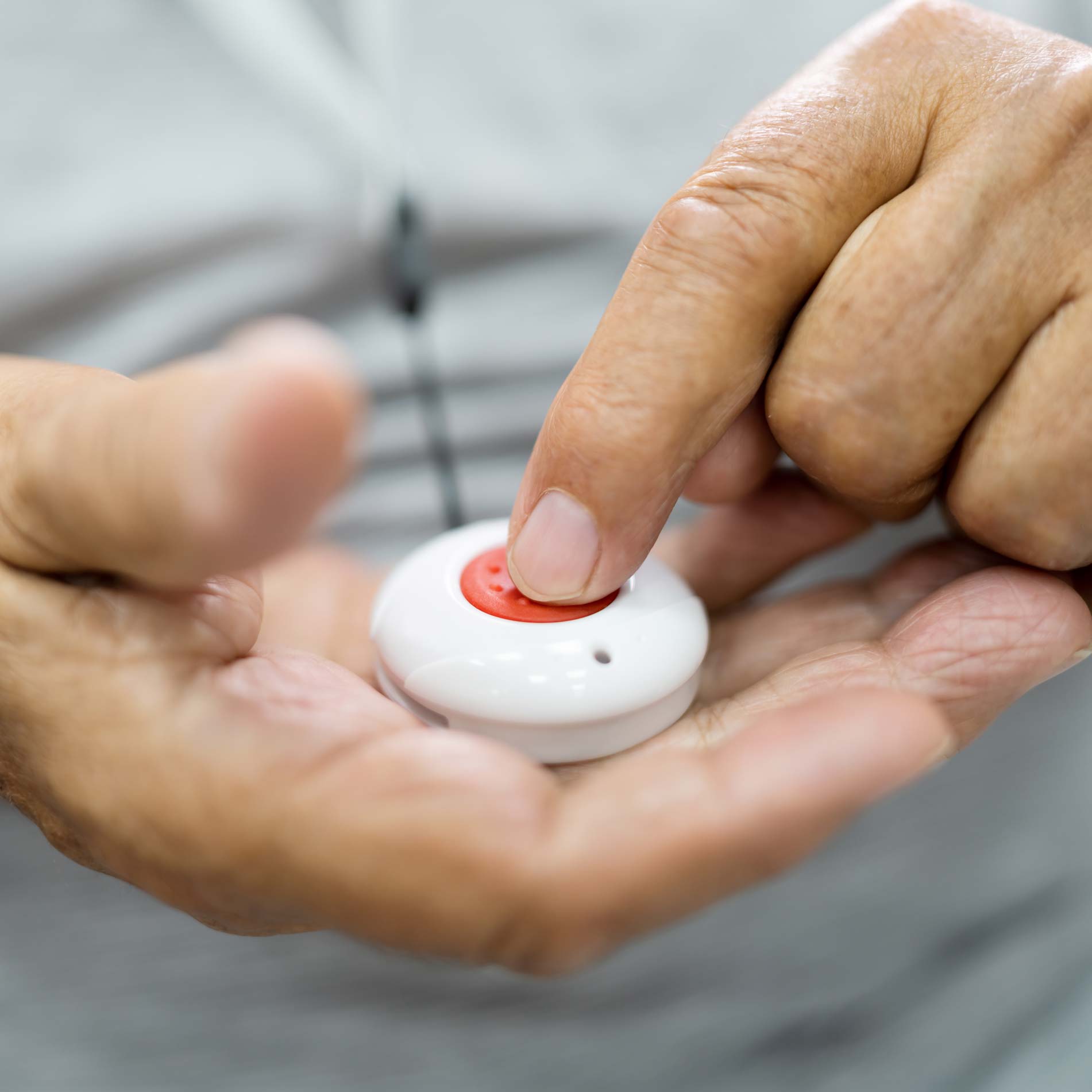 An emergency call button available to Springwood Landing residents