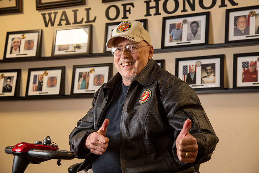 The Wall of Honor at Springwood Landing